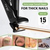 BALUCA Ergonomic Nail Clipper for Seniors - Toenail Clipper for