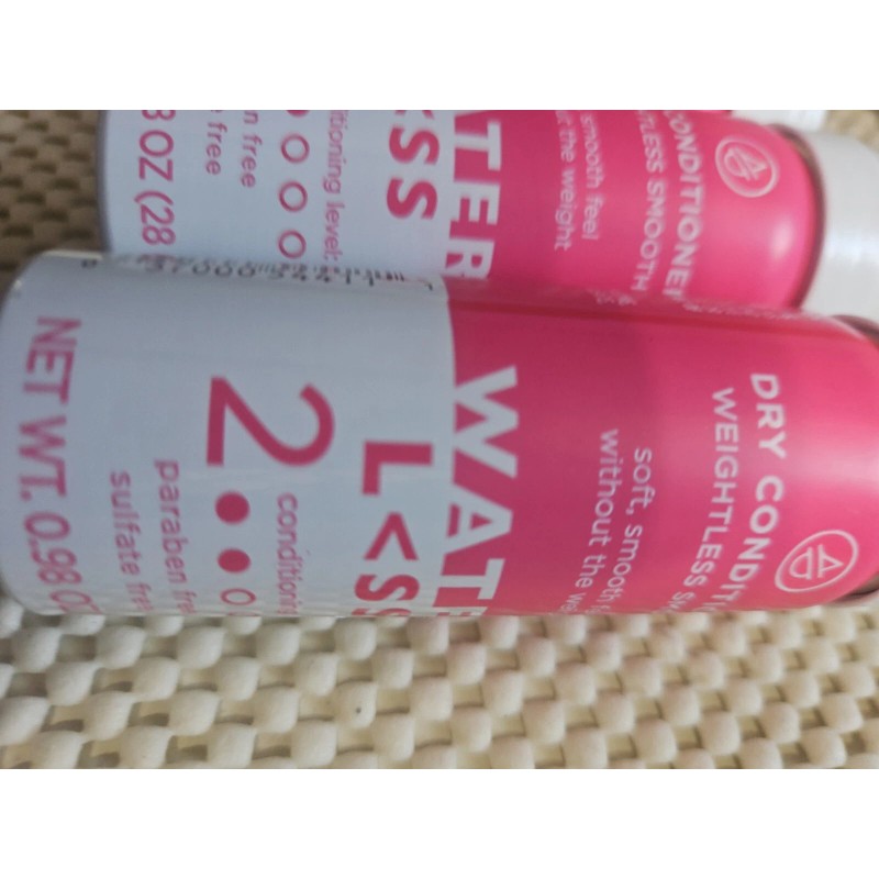 Waterless 3 packs WATERLESS Weightless Smooth Dry Conditioner 0.98 Oz.