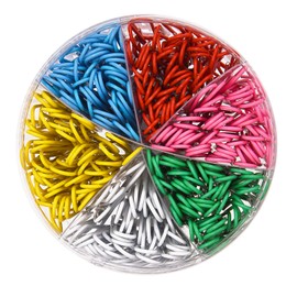 Sunmns 300 Pieces Large Colorful Paper Clips, 2 Inch