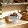 Pedestal Decorative Bowl Home Decor, 8" Footed Ruffle Fruit Bowl
