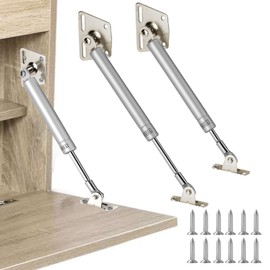 HBL' 2 Pack 200N/44LBS Drop Down Gas Struts for Drop-Front Desk Downward Slowly Such as Fold-Down Desk, Flap Lid
