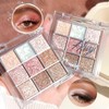 Glitter Eyeshadow Palette, Shimmering Eye Shadow Pallets For Women, 9