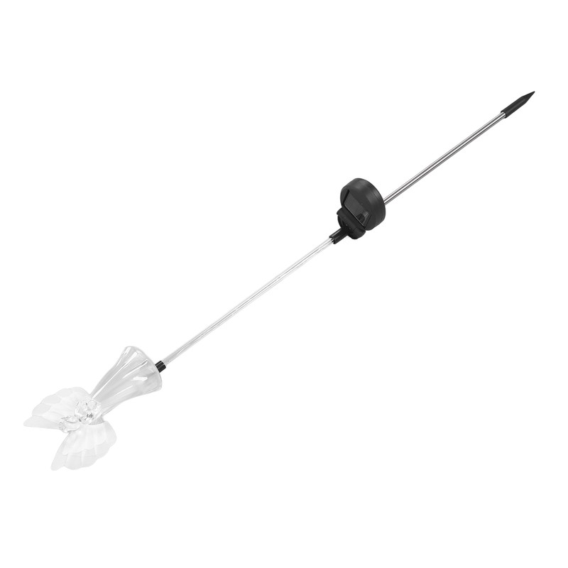 Solar Angel Lamp Colorful Lighting PP Stainless Steel Solar Powered