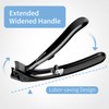 Toenail Clippers for Seniors Thick Toenails, Angled Head Toe Nail
