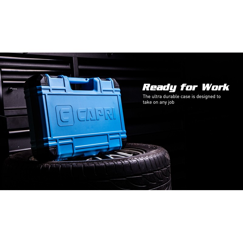 Capri Tools 3/4-Inch Drive Deep Impact Socket Set, SAE, CrMo,