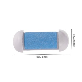 Outanaya 12pcs Electric Pedicure Rollers Replacement Heads for Foot File Soft Skin Remover Convenient Refill Heads for Smooth Feet Care Pink Grey Blue Colors