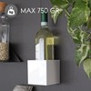 KalaMitica 9 cm Diameter Cube Magnetic Pot - White