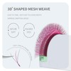 ANNAFRIS 3D W Shape Pink Dual Core Premade Fan Eyelash