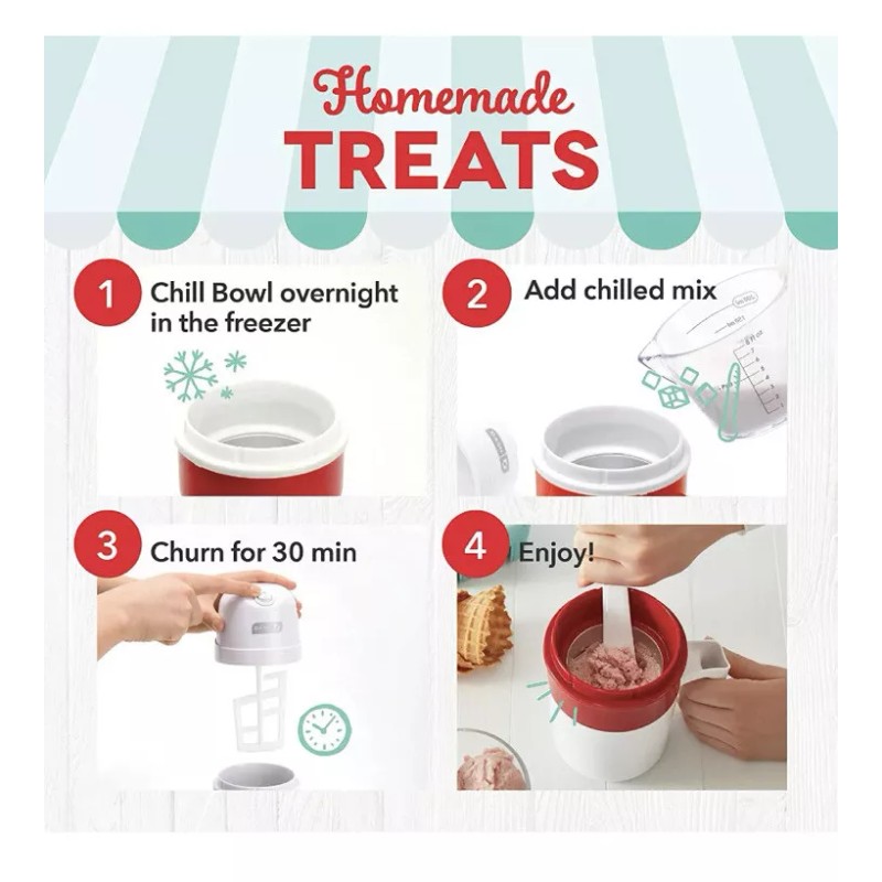 Dash My Pint Ice Cream Maker-Make Your Own Homemade Ice