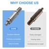W10359271 W10359272 Dryer Front Back Drum Support Roller Shaft kit,