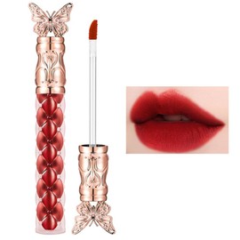 Butterfly Lipstick, Honey Lip Gloss, Non-Stick Velvet Lip Gloss, Waterproof Matte Lip Mad, High Colorizing Melting Lip Makeup, Skin Tone, No Peeling, Tint, Lasting Color Unevenness, Lip Gloss,