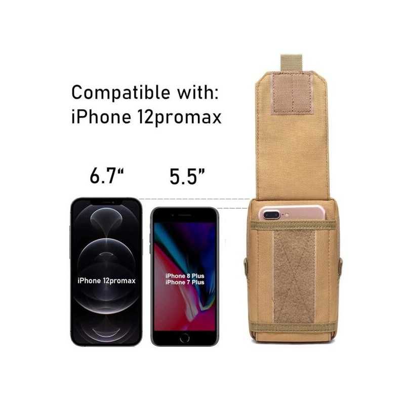 BlackA 택티컬 몰 EDC 파우치 휴대폰 홀더 유틸리티 가젯 정리