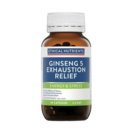 Ethical Nutrient Ginseng-5 Relief Ginseng Extract 60 Tablets / 에티컬뉴트리언트 진생-5 릴리프 인삼추출물 60정
