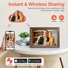 Frameo 10.1" Digital Picture Frame with 32GB Memory Wood WiFi