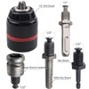 ROOCBIT Keyless Drill Chuck Metal Heavy Duty 1/2" - 20UNF
