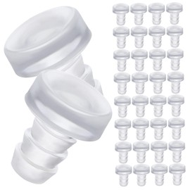 SHINEOFI 200 Pcs Table Bumpers Collision PVC Cabinet Bumpers with Threaded Installation for Furniture Protection Durable Non Damaging Stopper for Doors and Drawers