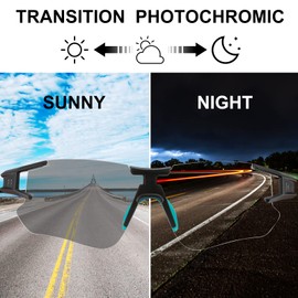 ROCKBROS Cycling Sunglasses Photochromic Bike Glasses Cycling Glasses for Men Women Sports Goggles UV Protection