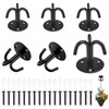 Ouzionz Pack of 6 Ceiling Hooks with Screws Ceiling Hooks,