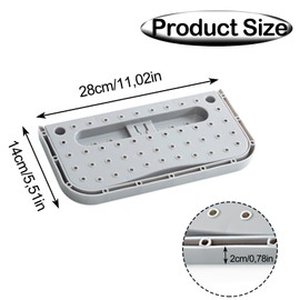 Pack of 2 Wall Door Shoe Holder, Shoe Hanger for Wall Mounting, Foldable Plastic Shoe Holder, Piece Hanging Plastic Shoe Rack, Shoe Rack Wall, Shoe Rack in the Bathroom and Living Room