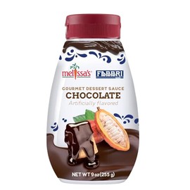 Fabbri Gourmet Dessert Sauce, Chocolate flavor, Flavoring sauce for Ice Cream, Desserts and hot and cold Beverages, Made in Italy, 7.9oz bottle (Chocolate)