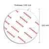 4 Pack 2.76"(70mm) [EASY TO PEEL OFF] Very High Bond