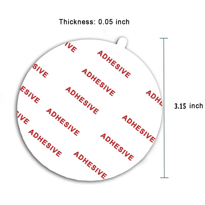 4 Pack 2.76"(70mm) [EASY TO PEEL OFF] Very High Bond