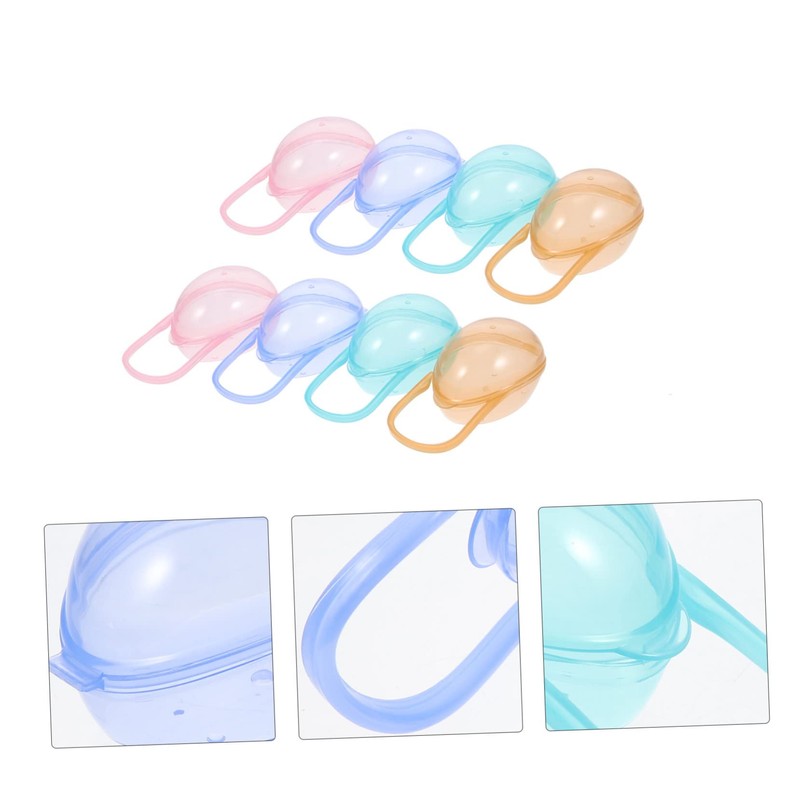 Totority 2sets Stylish Pacifier Storage Container Case for Parents Durable