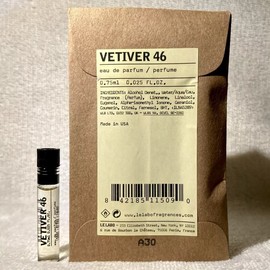Le Labo Vetiver 46 Eau de Parfum EDP Sample Vial .025oz, .75mL New in Pouch