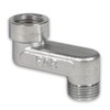 Radiator Offset Piece, S-Connection, 1/2 Inch Female to Male Thread,