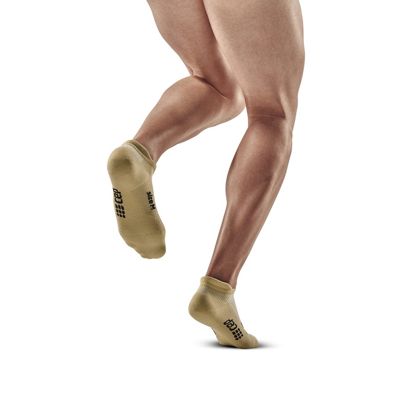 CEP Training No Show Socks - Athletic Performance Socks, sand