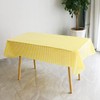 Vpang 2 Pcs Striped Plastic Tablecloth Disposable Table Cover Thickened