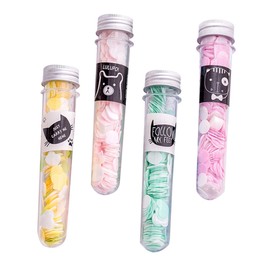 KICHOUSE 4Pcs Portable Soap Petals for Travel Compact Disposable Foaming Soap for Body and Hand Washing for Outdoor Activities and Daily Hygiene