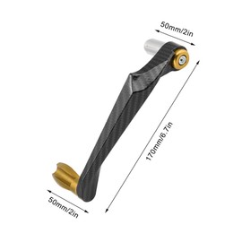 Ausla Universal Motorcycle Handlebar Protector 7 / 8 Inch 22 mm CNC Brake Protection Made of Aluminium Alloy Motorcycle Handlebar Protector for Scooters, Electric Cars, Mountain Bikes (Gold)