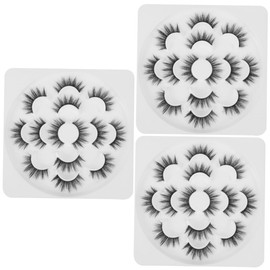 Baluue 21 Pairs Fake Eyelashes Faux Lashes 8d False Cat Eyes Look Lashes False Eyelash Thick Eyelash Criss- Cross Wispy Eyelashes Makeup Eyelash False Lashes Art Eyelashes 3d Dense