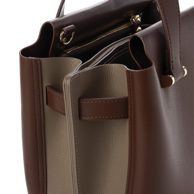 Lavaga Jerry B005701 Tote Bag, Combination Color, 2-Way Mini Tote