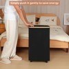 Merkisa Slim Laundry Basket with Wheels,Narrow Hampers for Laundry,Freestanding Laundry