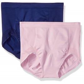 Bali womens Comfort Revolution Firm Control Df0048 Shapewear Briefs, Hush Pink/in the Navy, Medium US