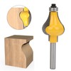 2pcs 8mm Shank Armrest Handrail Router Bit Set with Bearing