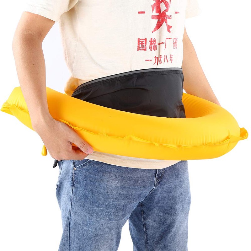 JULYKAI Buoyancy Safety Board Inflatable Belt, with Reflective Tapes And