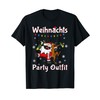 Funny Christmas Outfit Women's Men's Christmas Party T-Shirt, black, s
