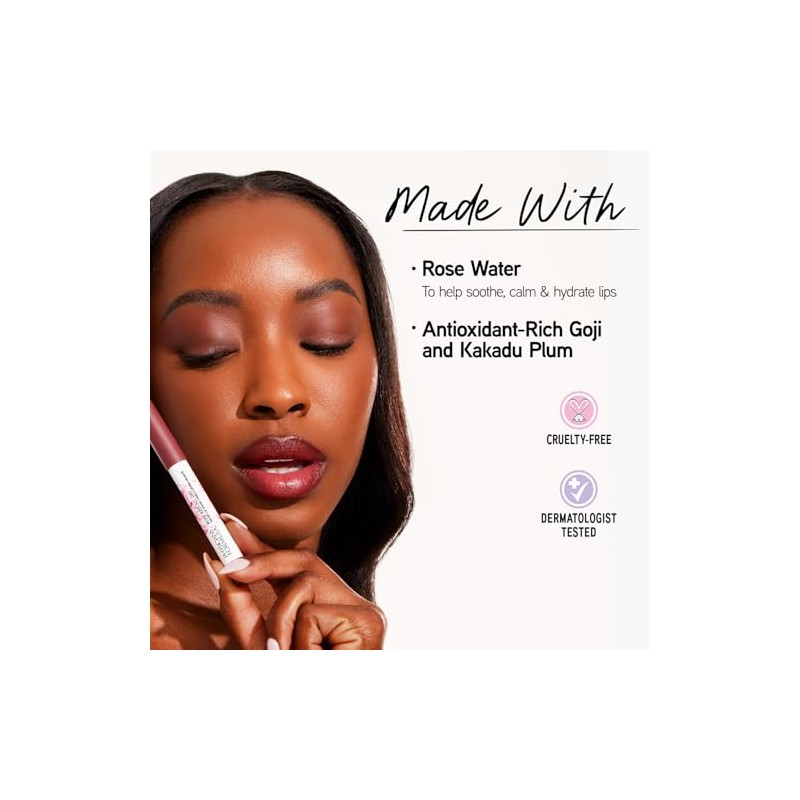 Physicians Formula Rosé Kiss All Day - Pintalabios de terciopelo,