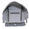 SecosAutoparts Gray Front Driver Side Bottom Microfiber Leather Seat Cover