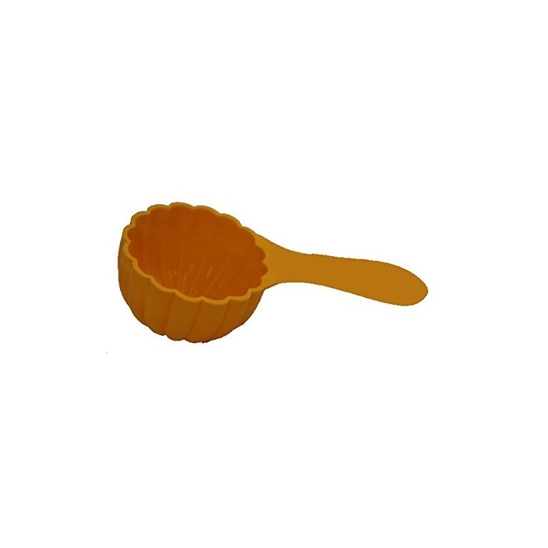 Plastic Modak Prasad Scoop, Dome Flower Shape Mould with Handle