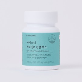 Esther Formula [국민영양] 여에스더 비타민B 컴플렉스 (8종 올인원 활력 에너지 케어) 60정, 3개 [National Nutrition] Esther Yoo Vitamin B Complex (8-Types All-in-One Vitality Energy Care) 60 Tablets, 3 Packs