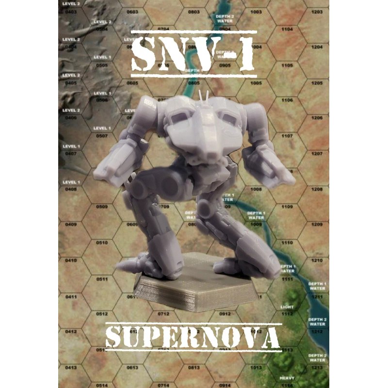 Battletech SNV-1 "Supernova" - Alternate Battletech Mechwarrior Miniatures
