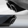 Dsycar Black Coated Polished Finish Stainless Steel Car Exhaust Muffler