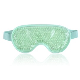 NEWGO Eye Mask Cooling Gel Cooling for Both Hot and Cold Eye Rest and Relax Eyes Reusable - Green