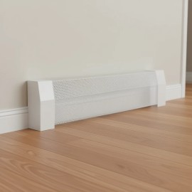 Baseboard Heater Cover 3 Ft Steel Heavy Duty Easy Install Home Improvement Replaces Old White Cover D0100X3L426Default: Default