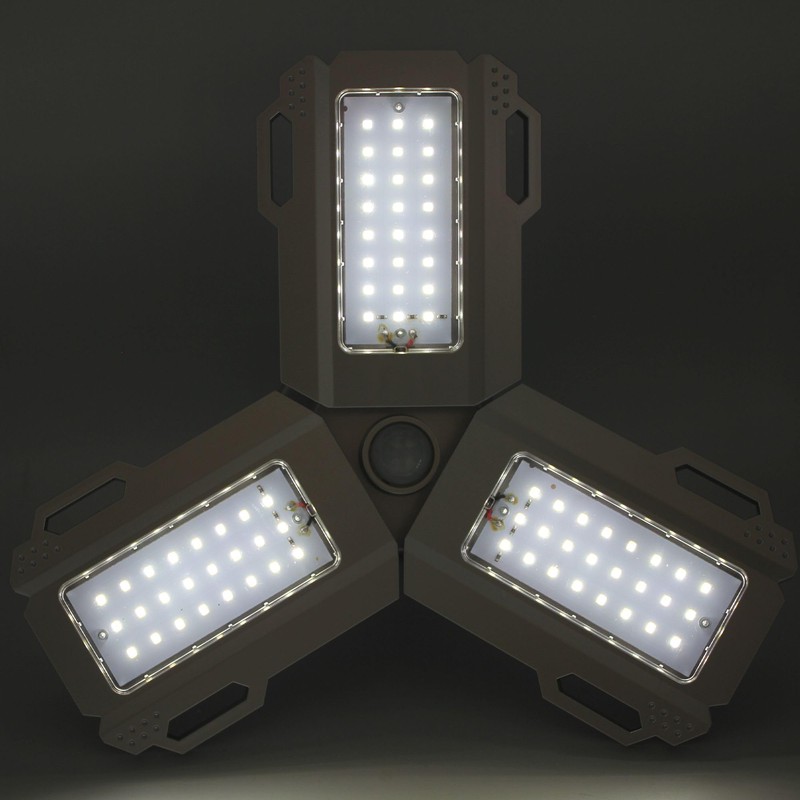 FISHTEC Detect Light Freestanding 72 LED Motion Sensor & Darkness