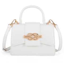 Milan Chiva Small Top Handle Purses for Women Mini Satchel Crossbody Bag Elegant Trendy Square Bag Designer Handbag MC-415BG